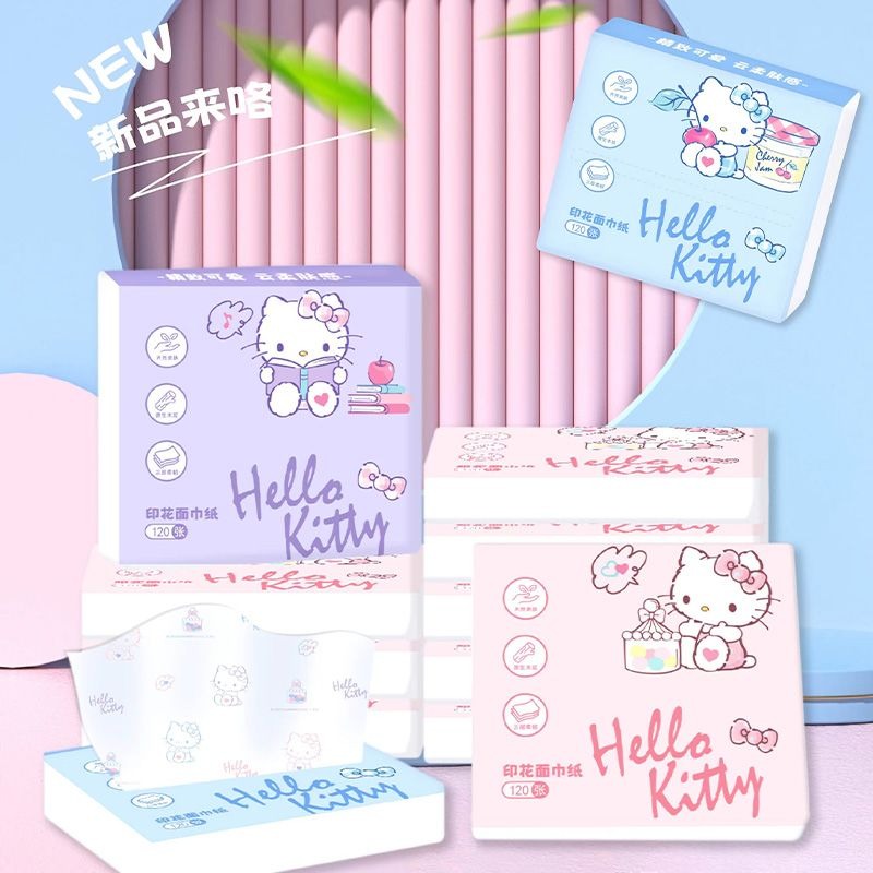 Travel Accessories For Japan - Nuovi Fazzoletti Hello Kitty in Confezione