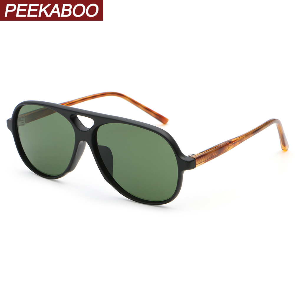 Travel Accessories Gifts For Men - Occhiali da sole Peekaboo verde blu