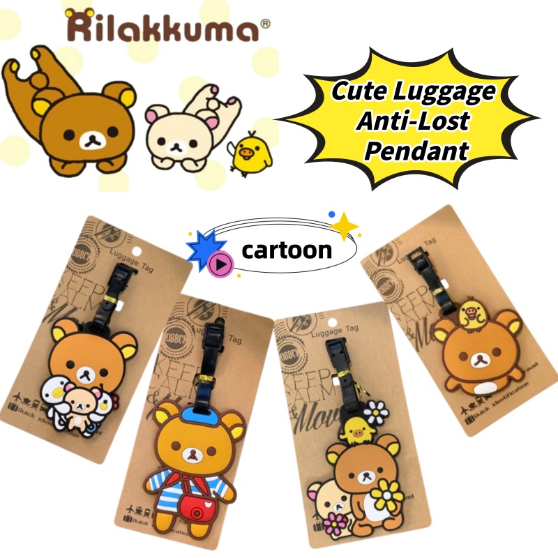 Travel Accessories For Japan - Etichetta per Bagagli Personalizzata Creativa Rilakkuma,