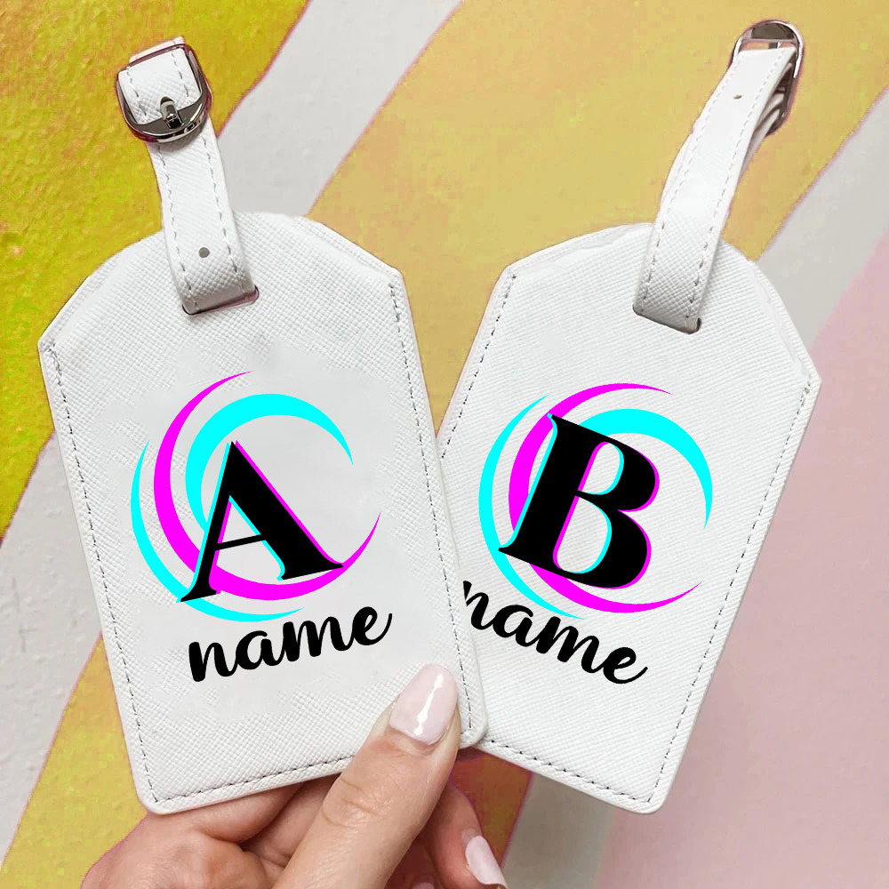 Travel Accessories Best - Etichetta Personalizzata con Iniziale e Nome