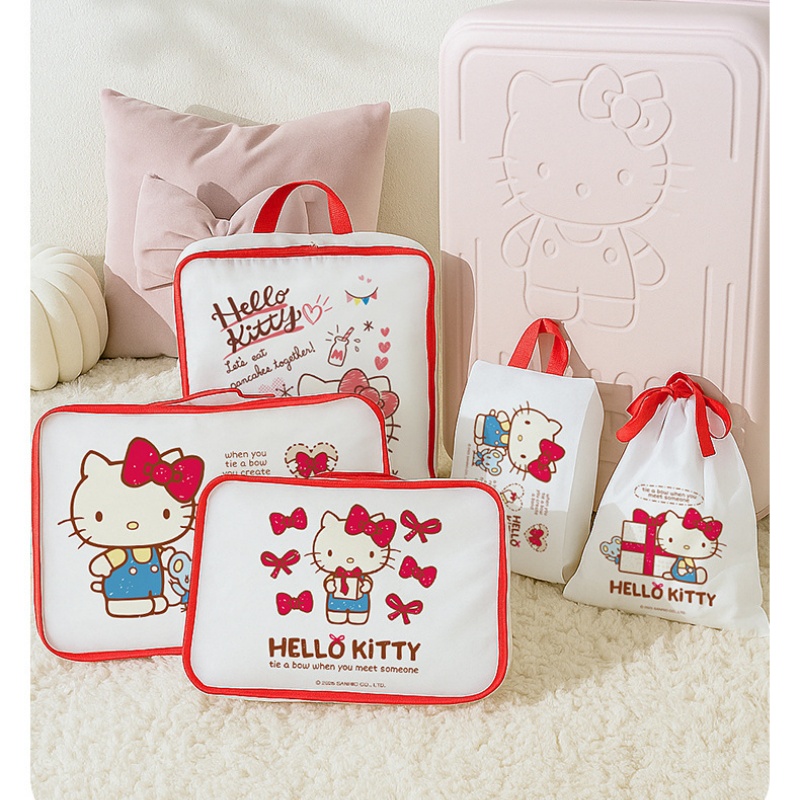 Travel Accessories For Japan - Borsa Portaoggetti Hello Kitty, Simpatica Borsa