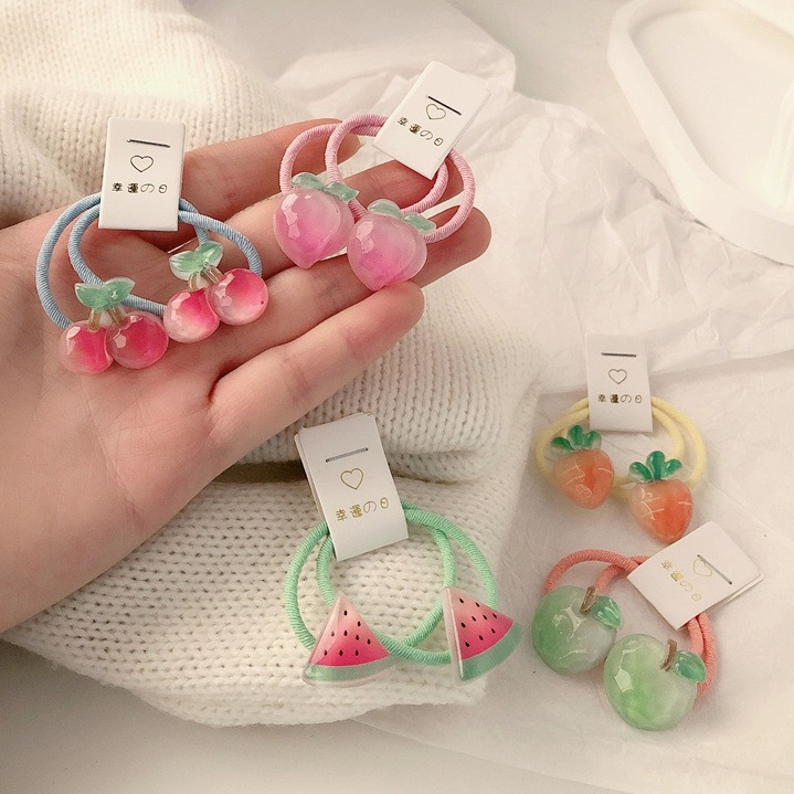 Travel Accessories With Toddler - Elastici per capelli carota per bambini