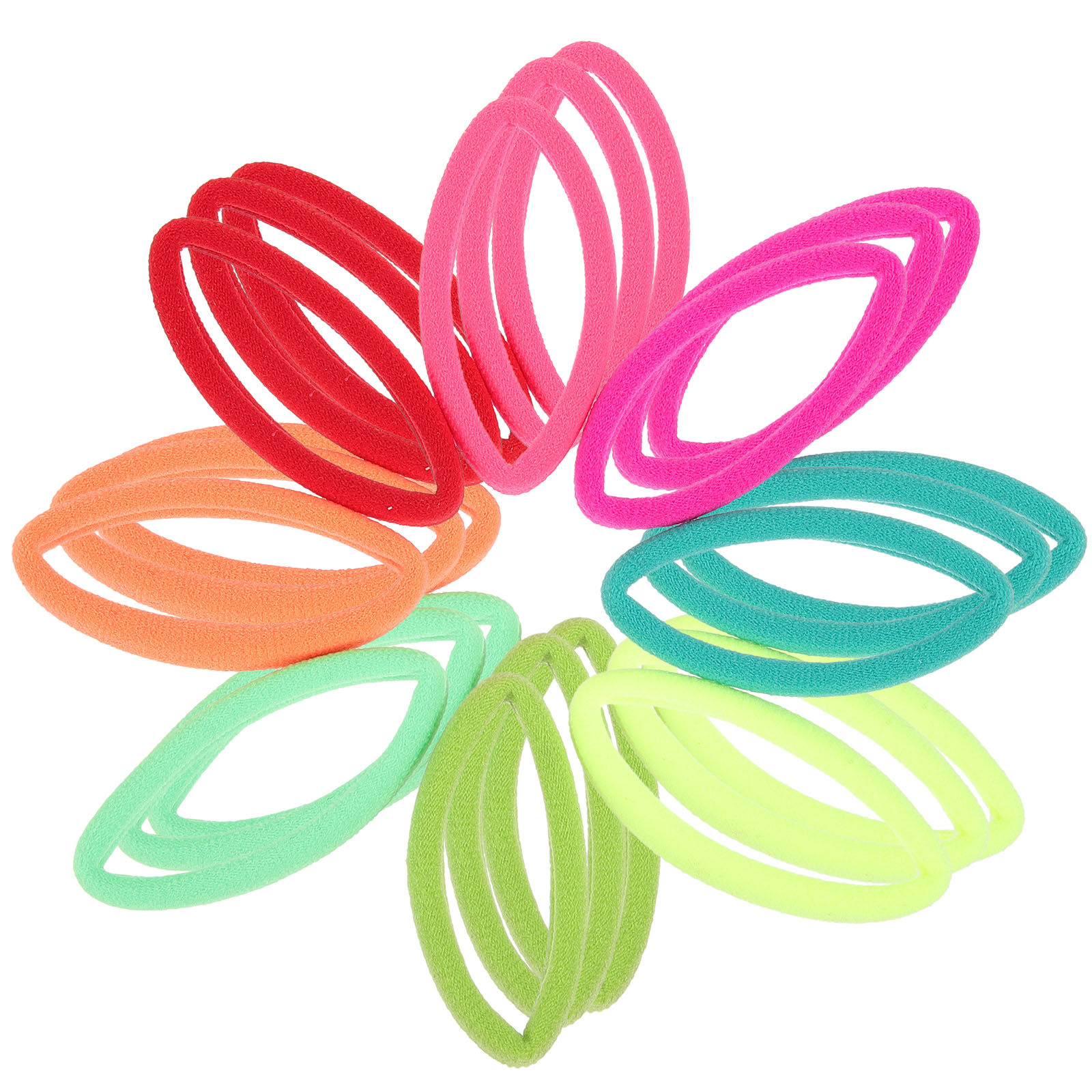 Travel Accessories Present - 24 Elastici per Capelli, Fermacoda Elastici