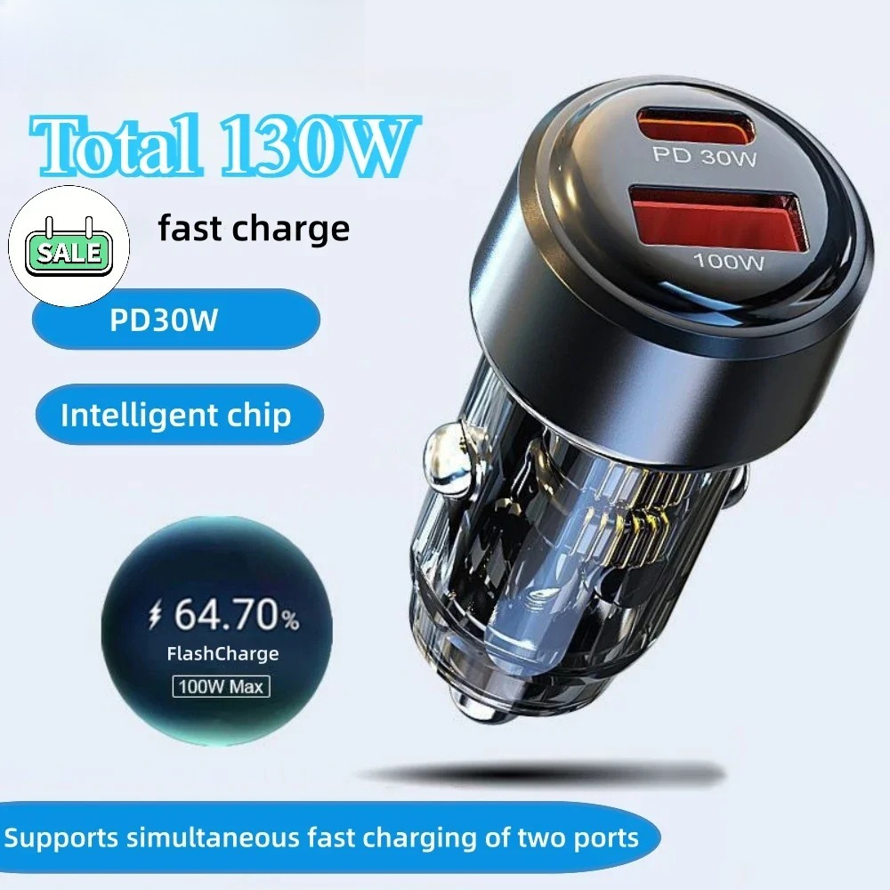 Travel Plug Type C - Adattatore per caricabatteria da auto USB