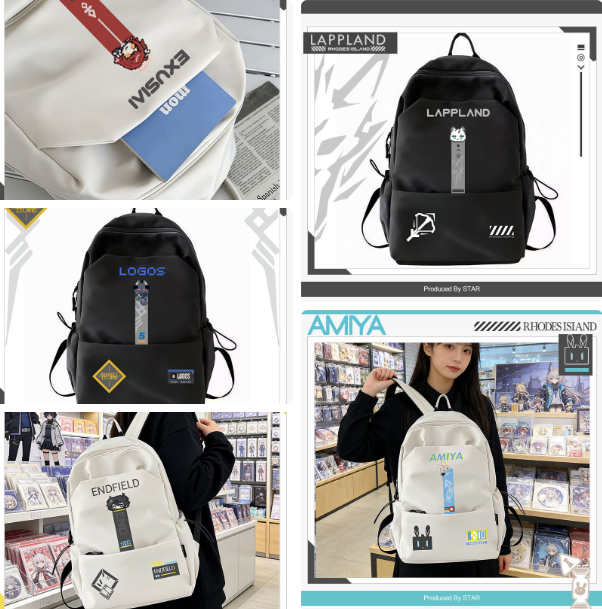 Travel Accessories Present - Zaino Cartoon Game Arknights, Borsa per