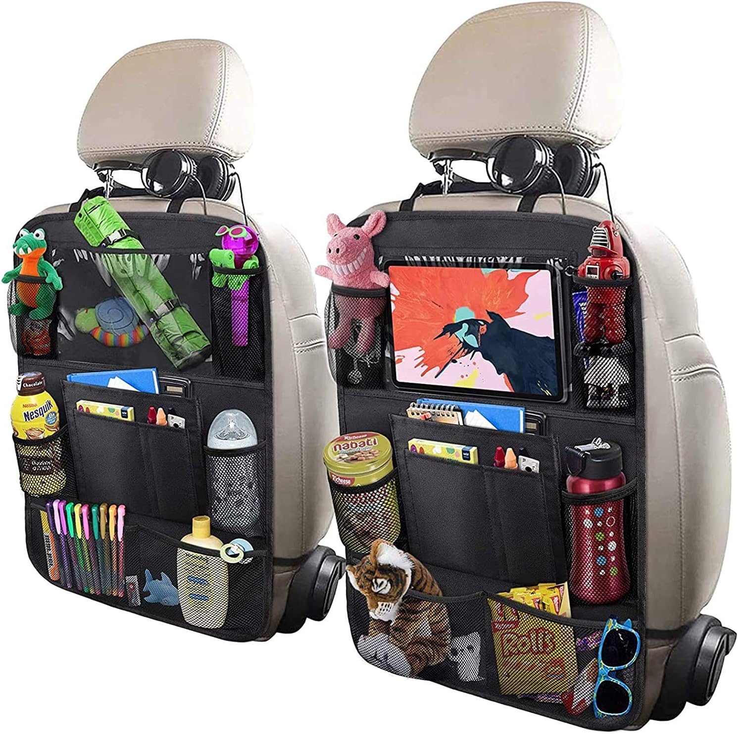 Travel Accessories With Toddler - Organizer per sedile posteriore per auto