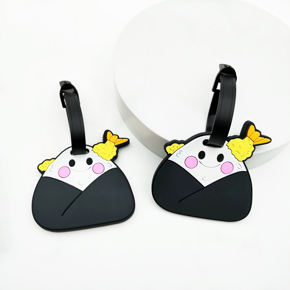 Travel Accessories International - 2pcs Cute Zongzi Food bagaglio Tag