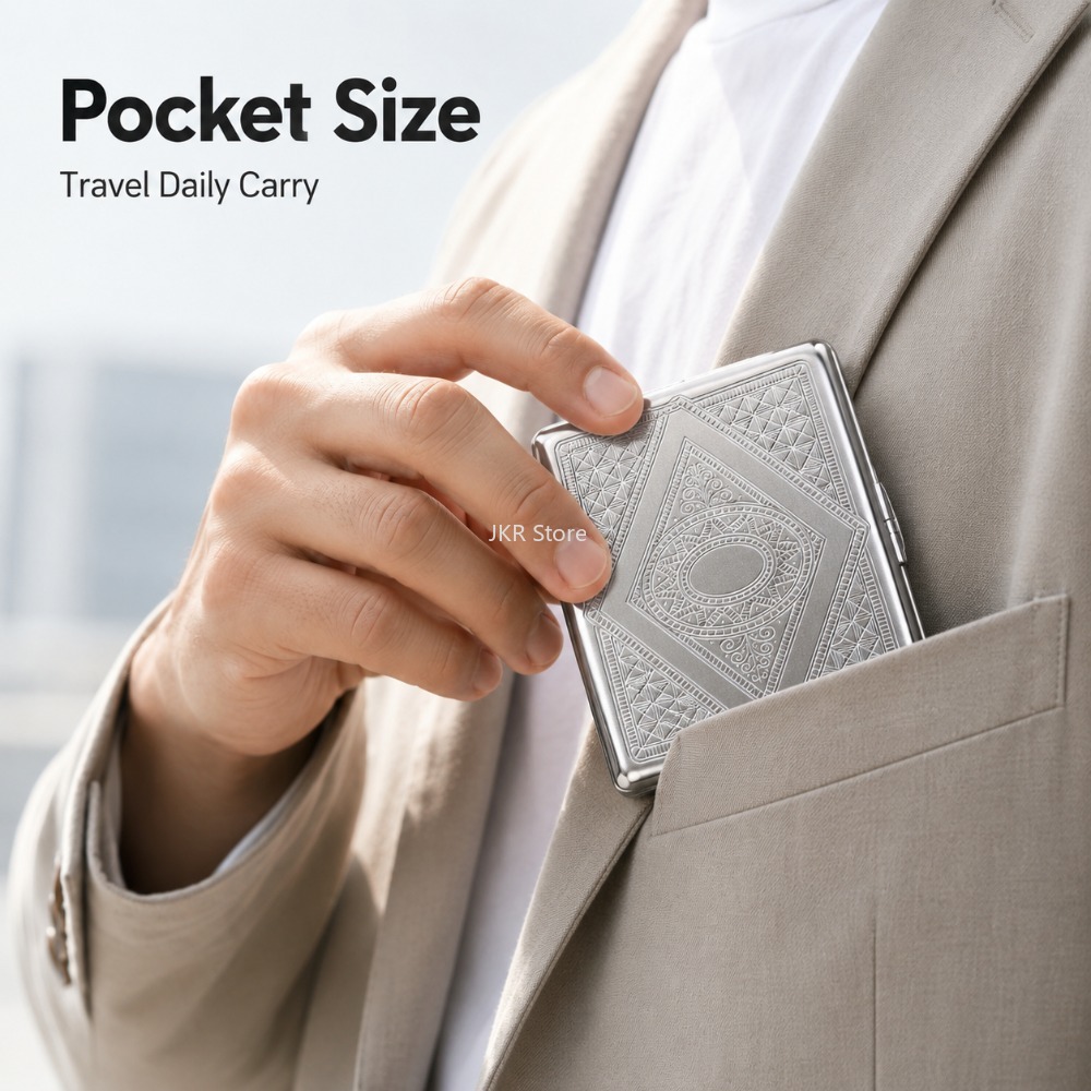 Portasigarette in Acciaio Inox - Travel Accessories Box recensione e prezzo