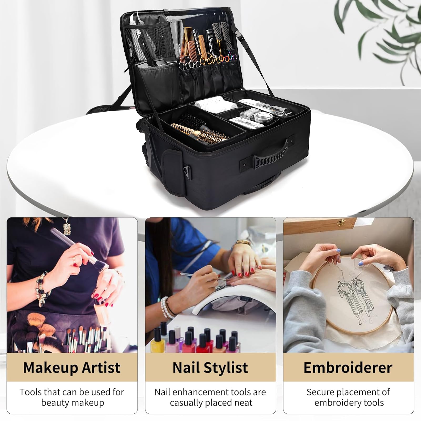 Salon Rolling Makeup Case Trai - Travel Accessories In Train recensione e prezzo