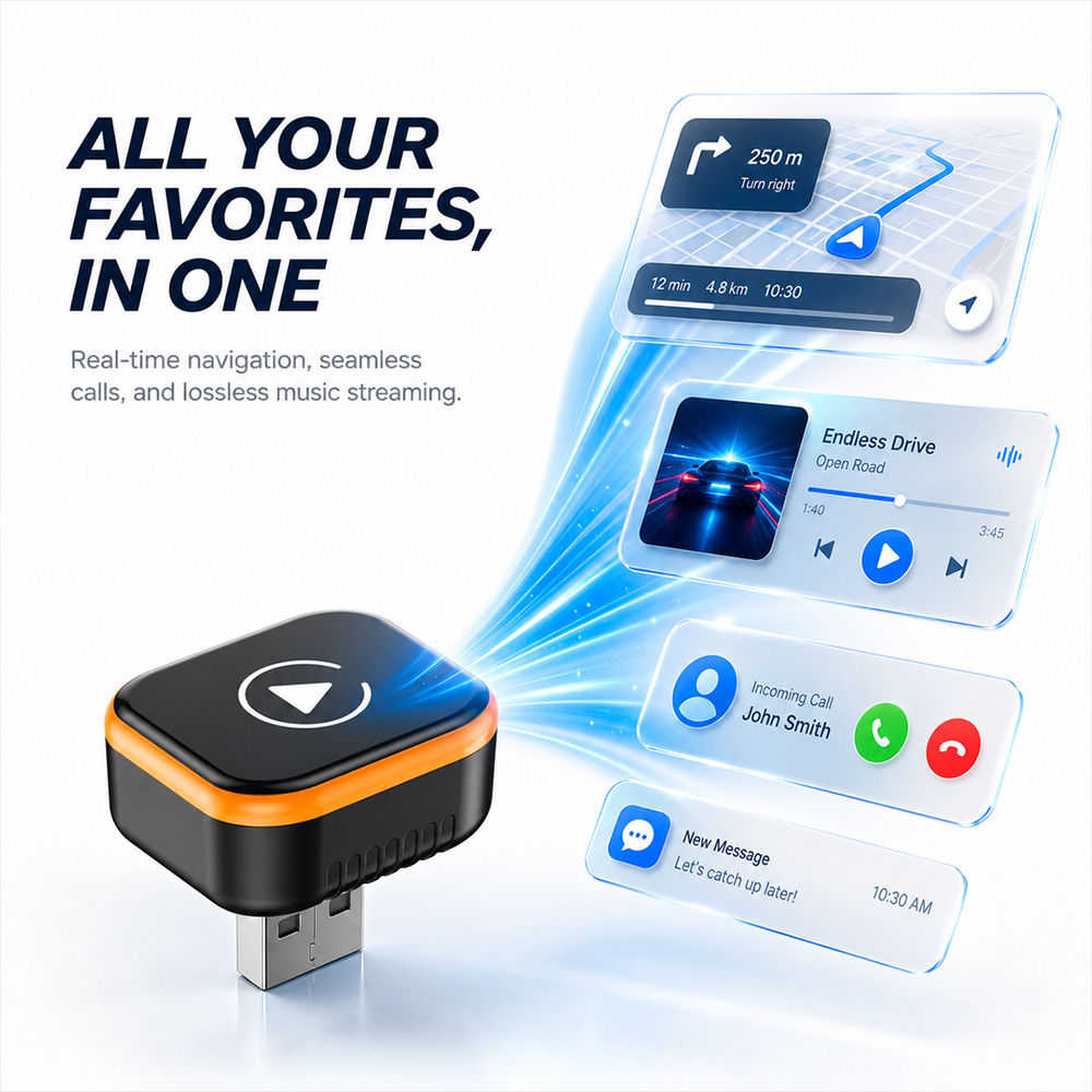 Dongle Wireless per CarPlay e  - Travel Plug Type C recensione e prezzo