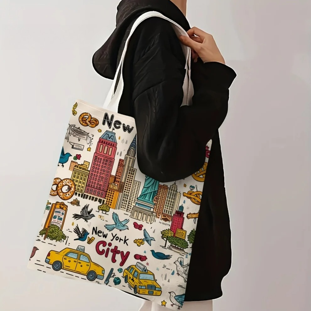 Borsa tote in tela di New York - Travel Accessories New York recensione e prezzo