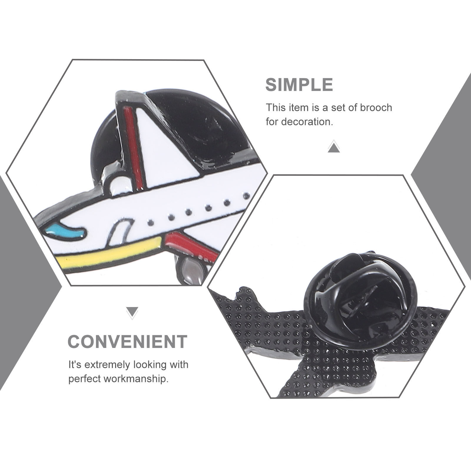 Set di 2 Spille a Forma di Aer - Travel Accessories Gift Ideas recensione e prezzo