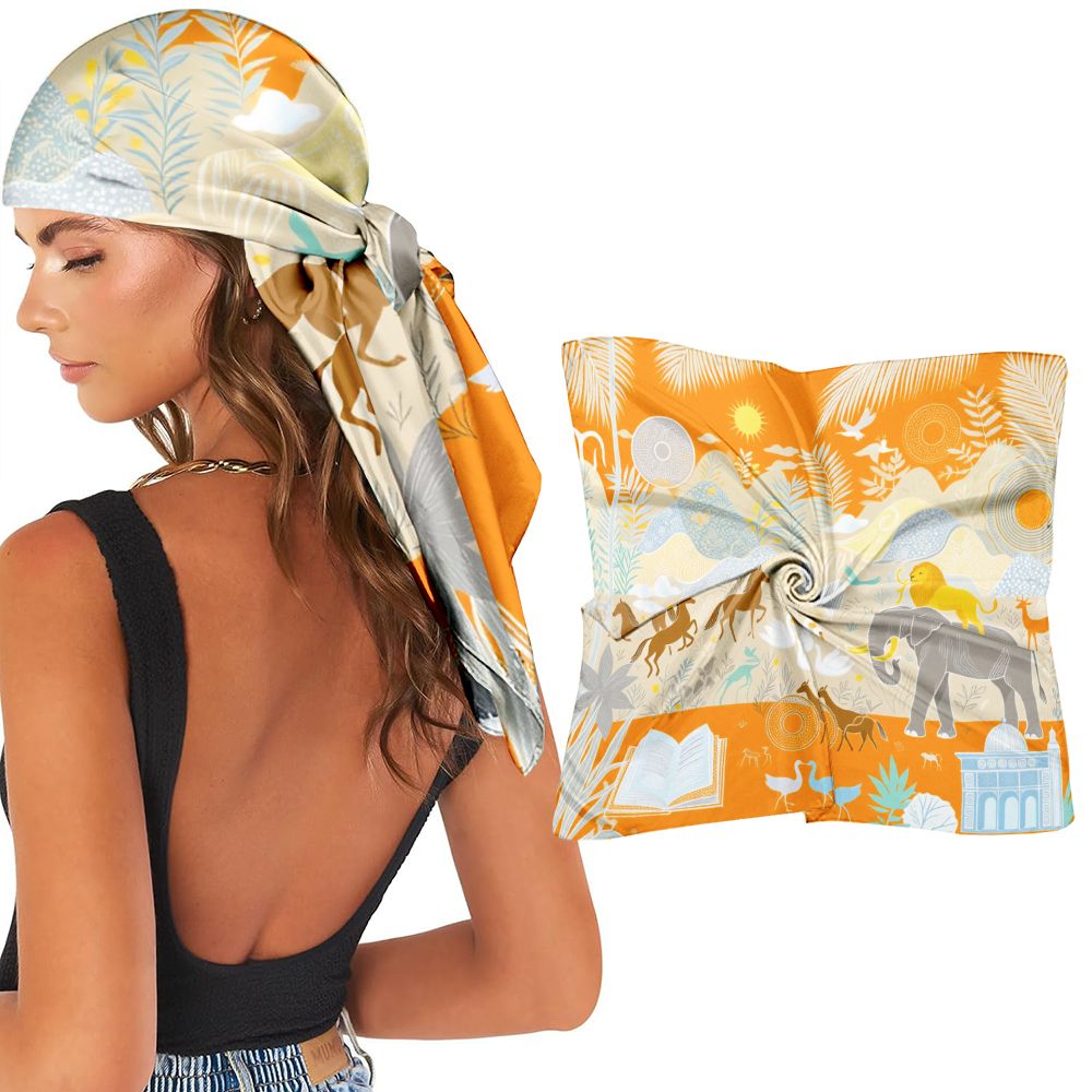 Sciarpa in Seta con Motivo Flo - Travel Accessories Present recensione e prezzo