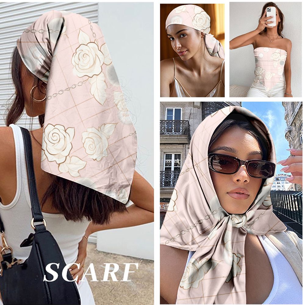 Sciarpa in Seta con Motivo Flo - Travel Accessories Present recensione e prezzo