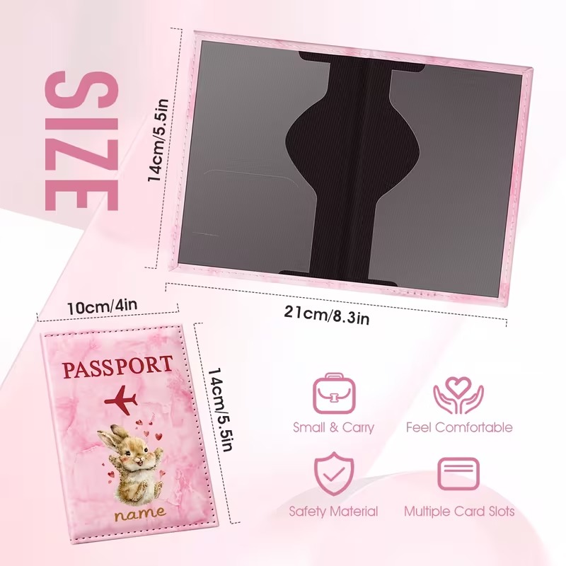 Porta passaporto in PU con des - Travel Accessories Present recensione e prezzo